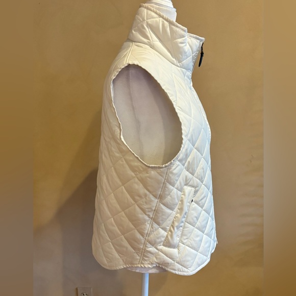 Ralph Lauren white quilted outdoor vest size large - Picture 6 of 15